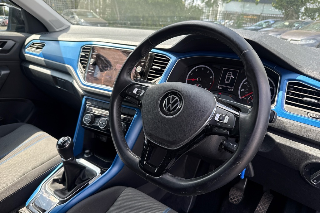Volkswagen T-Roc 1.5 Tsi Evo Design BJ21PFN Blue #6