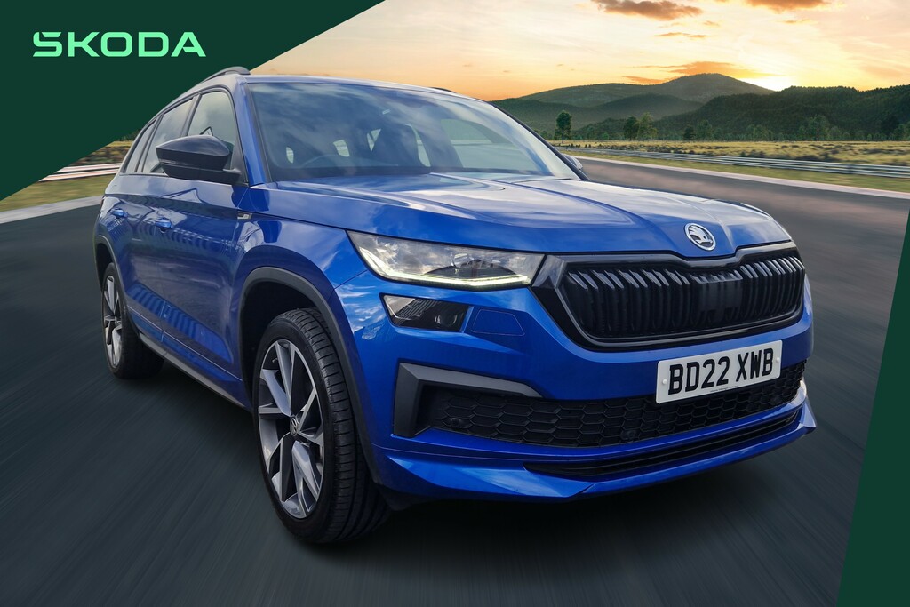 Skoda Kodiaq 2.0 Tdi Sport Line 4X4 Dsg 7 Seat Blue