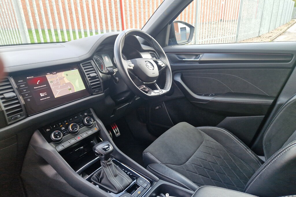 Skoda Kodiaq 2.0 Tdi Sport Line 4X4 Dsg 7 Seat Blue #2