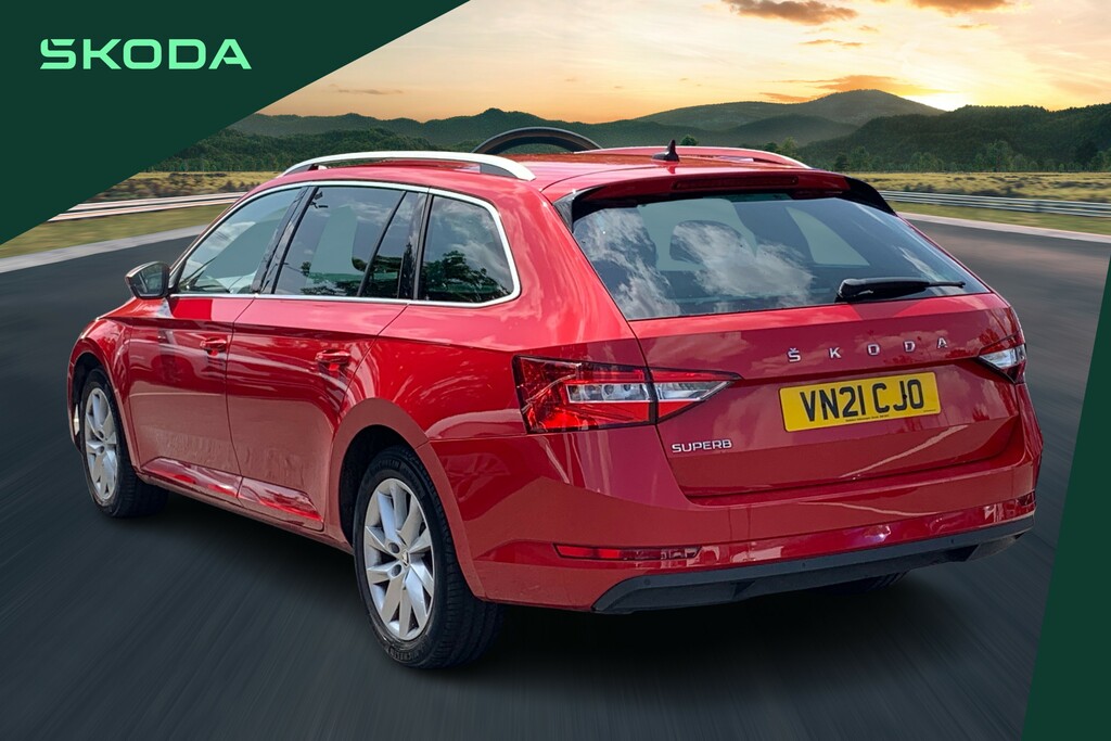 Skoda Superb 2.0 Tdi Cr Se Technology Dsg Red #3