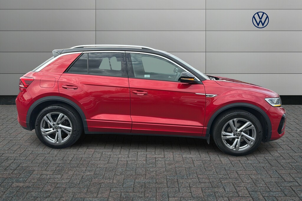 Volkswagen T-Roc 1.5 Tsi R-line Dsg Red #4