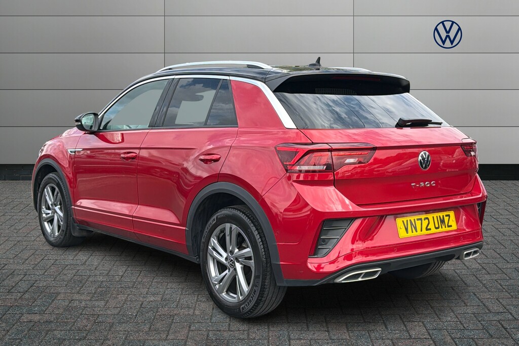 Volkswagen T-Roc 1.5 Tsi R-line Dsg Red #3