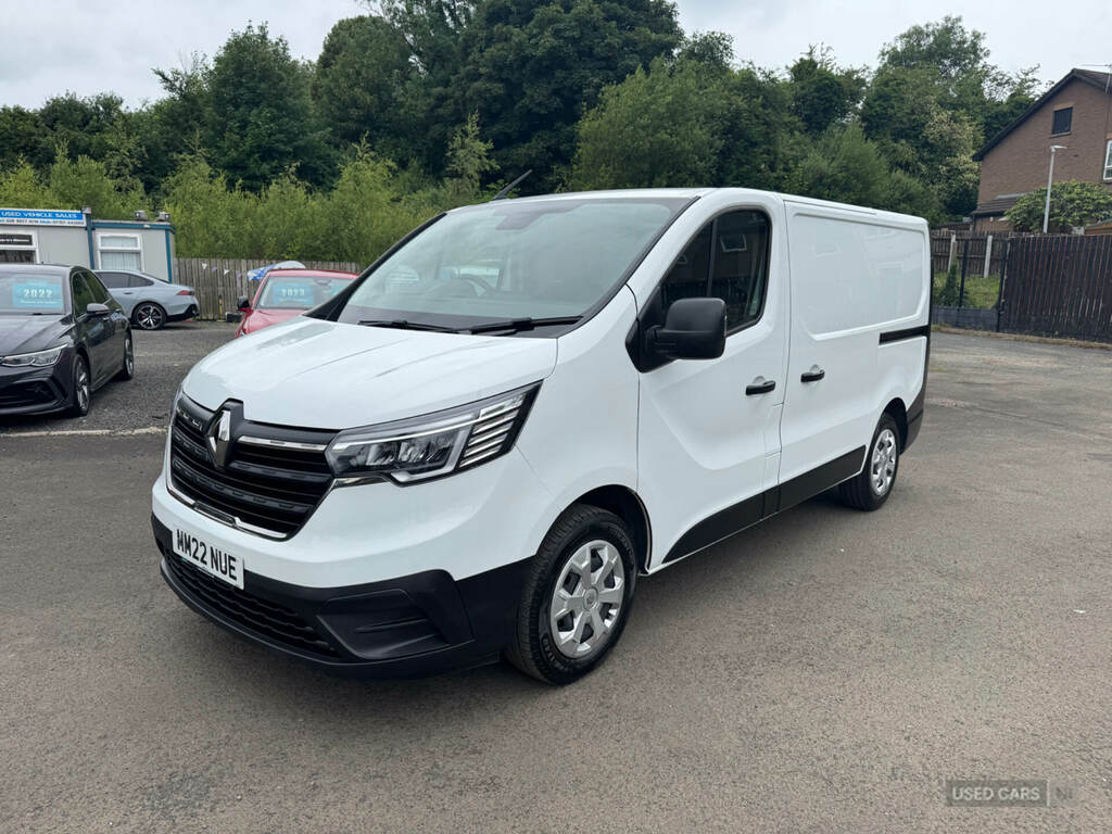 Renault Trafic Sl28 Blue Dci 130 Business Van MM22NUE White #3