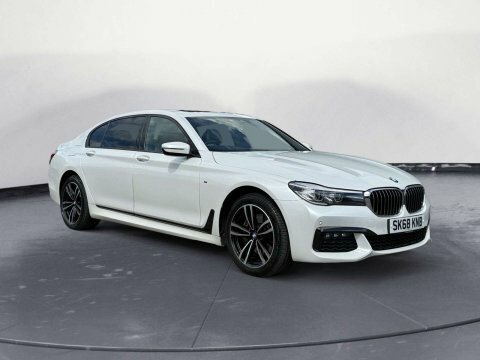BMW 7 Series 3.0 740Ld Xdrive SK68KNB White #6