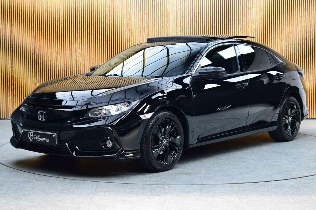 Honda Civic Ex Black #5
