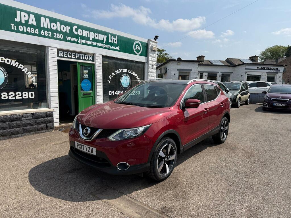 Nissan Qashqai 1.5-dci-n-vision-suv-5dr-diesel-manual-2wd-euro-6- Red