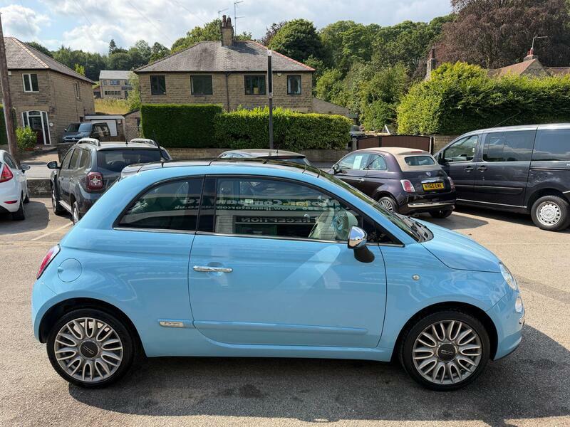 Fiat 500 1.2-8v-cult-hatchback-3dr-petrol-manual-euro-6-s DE64SZD Blue #6