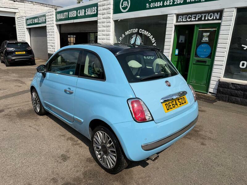 Fiat 500 1.2-8v-cult-hatchback-3dr-petrol-manual-euro-6-s DE64SZD Blue #3