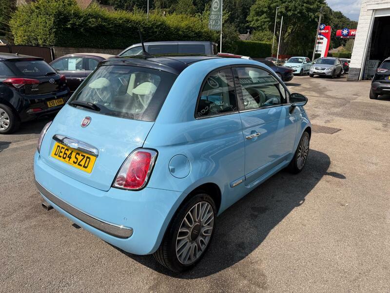 Fiat 500 1.2-8v-cult-hatchback-3dr-petrol-manual-euro-6-s DE64SZD Blue #5