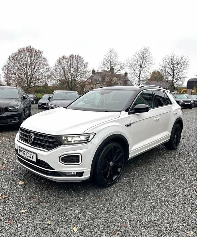 Volkswagen T-Roc 2018 1.5 Tsi Evo R-line Suv Dsg Euro 6 PF18CJY White #3