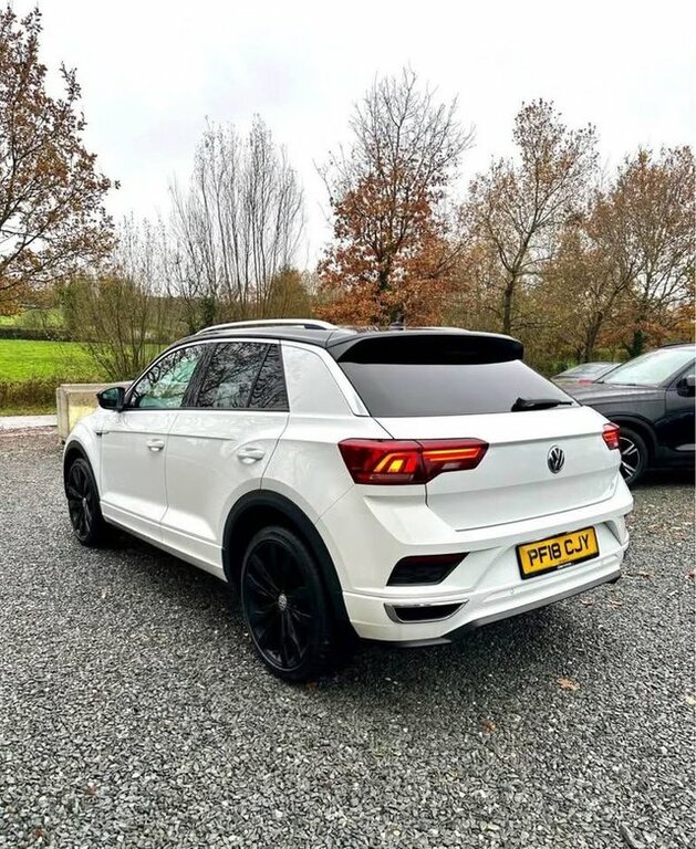 Volkswagen T-Roc 2018 1.5 Tsi Evo R-line Suv Dsg Euro 6 PF18CJY White #4