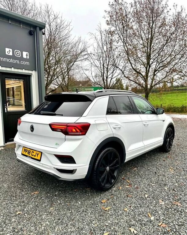 Volkswagen T-Roc 2018 1.5 Tsi Evo R-line Suv Dsg Euro 6 PF18CJY White #2