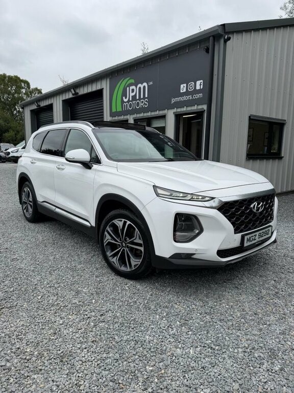 Hyundai Santa Fe 2019 2.2 Crdi Premium Se Suv 4Wd E White