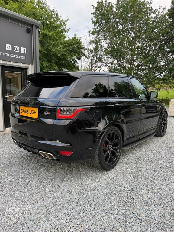 Land Rover Range Rover Sport 2018 5.0 P575 V8 Svr Suv 4Wd Euro VIB470 Black #2