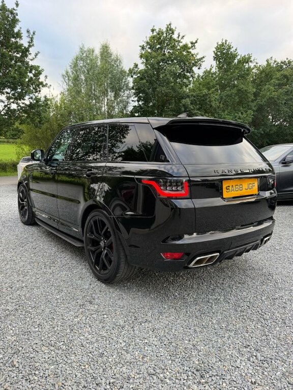 Land Rover Range Rover Sport 2018 5.0 P575 V8 Svr Suv 4Wd Euro VIB470 Black #4