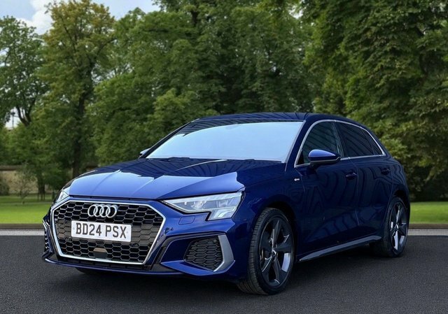 Audi A3 2024 1.0 Tfsi 30 S Line Sportback S Tro Blue #2