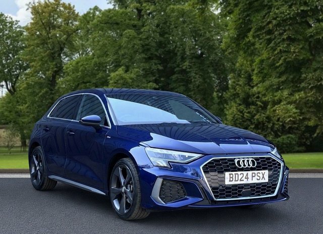 Audi A3 2024 1.0 Tfsi 30 S Line Sportback S Tro Blue