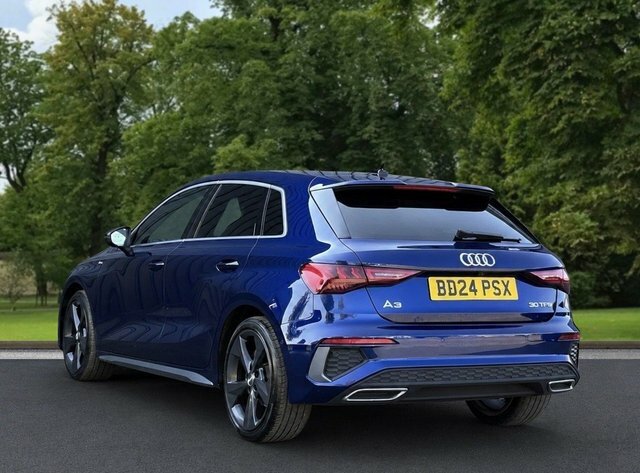 Audi A3 2024 1.0 Tfsi 30 S Line Sportback S Tro Blue #6