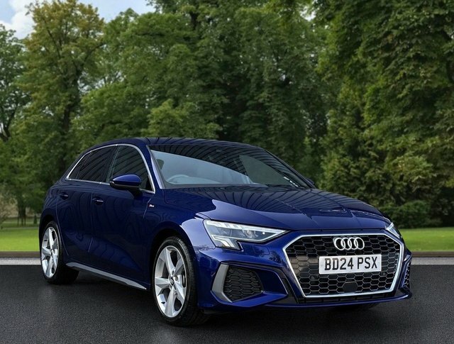 Audi A3 2024 1.0 Tfsi 30 S Line Sportback S Tro Blue