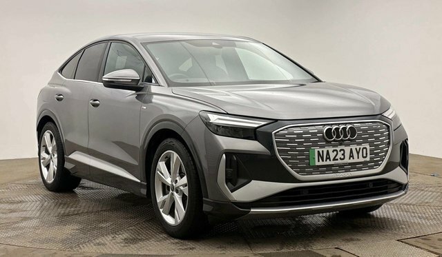 Audi Q4 E Tron 2023 40 S Line Sportback 82Kwh Grey