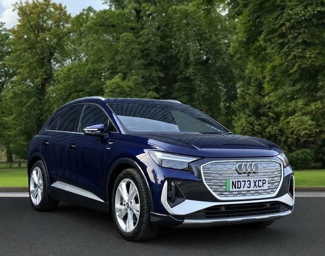Audi Q4 E Tron 2023 40 S Line Suv 82Kwh 204 Ps ND73XCP Blue