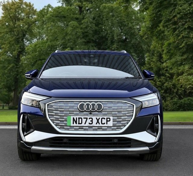 Audi Q4 E Tron 2023 40 S Line Suv 82Kwh 204 Ps ND73XCP Blue #3