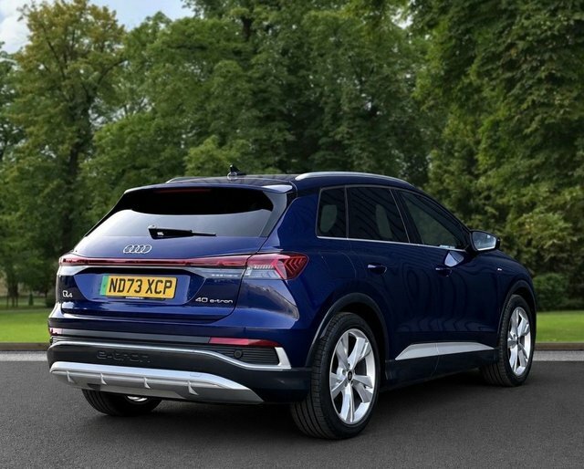 Audi Q4 E Tron 2023 40 S Line Suv 82Kwh 204 Ps ND73XCP Blue #6