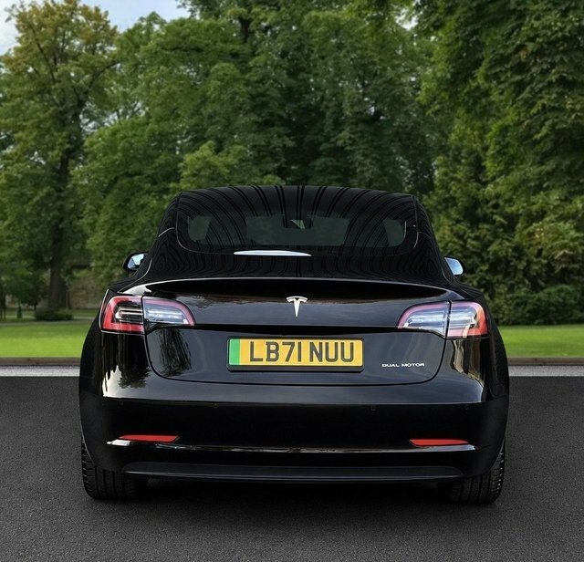 Tesla Model 3 2021 Dual Motor Long Range Saloon A LB71NUU Black #5