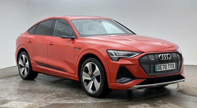 Audi E-tron 2020 55 S Line Sportback Quattro Red