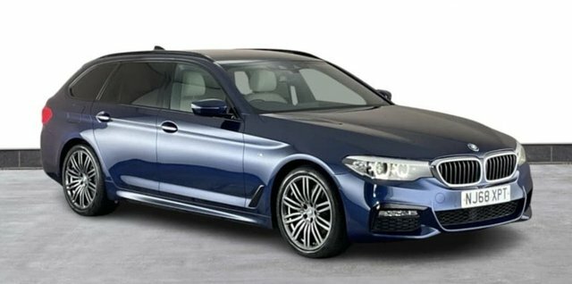 BMW 5 Series 2018 2.0 520D M Sport Touring Xdri Blue