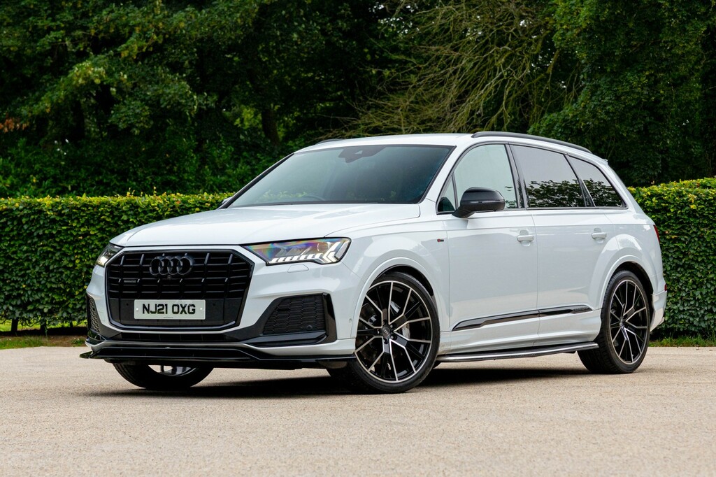 Audi Q7 Suv 3.0 Tdi V6 50 Black Edition 2021 NJ21OXG White #5