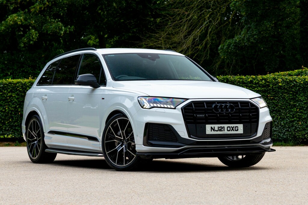 Audi Q7 Suv 3.0 Tdi V6 50 Black Edition 2021 NJ21OXG White #2