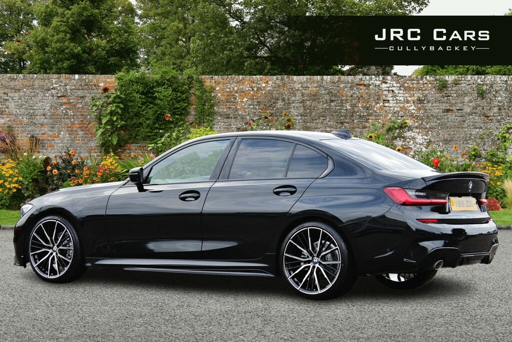 BMW 3 Series Saloon 2.0 318D M Sport Saloon 2019 YB19ZDS Black #3