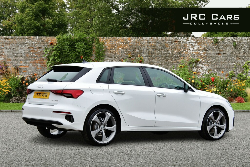 Audi A3 Hatchback 2.0 Tdi 30 Technik 2020 YT70XFR White #4