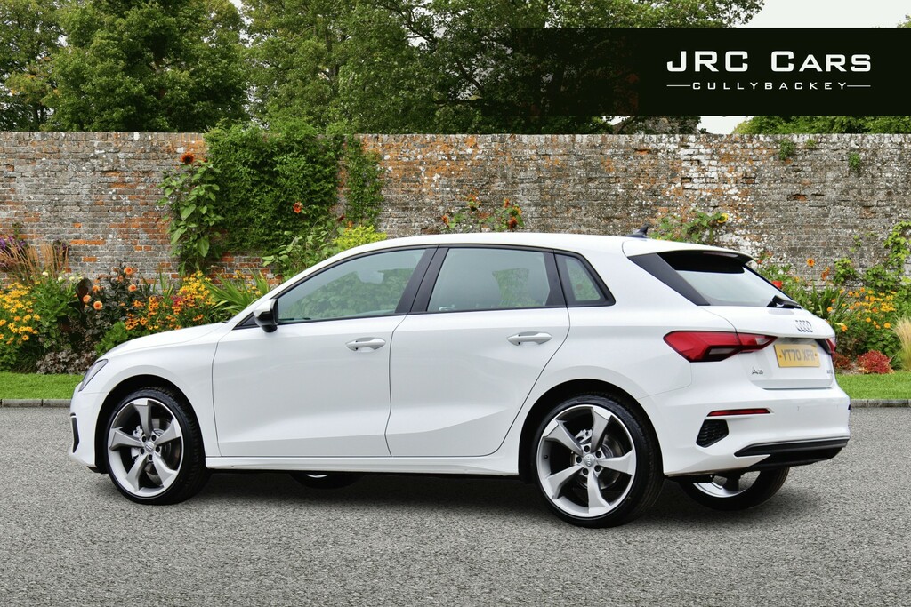 Audi A3 Hatchback 2.0 Tdi 30 Technik 2020 YT70XFR White #3