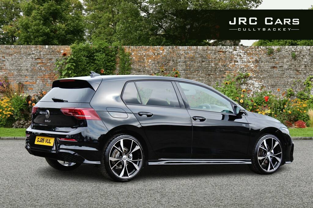 Volkswagen Golf Hatchback 1.5 Tsi R-line 2025 GJ25VUL Black #4