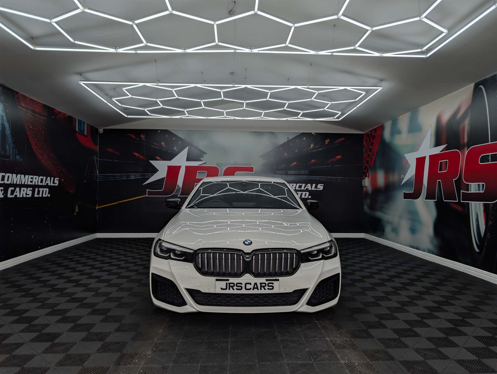 BMW 5 Series 520D M Sport Mhev WA72OMR White #2