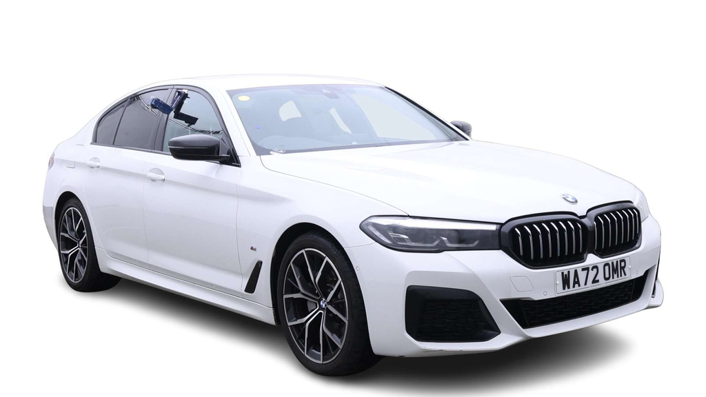 BMW 5 Series 520D M Sport Mhev White