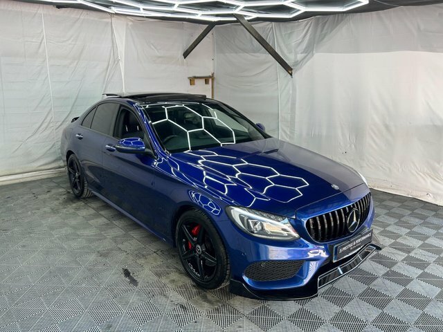 Mercedes-Benz C Class 2.1 C220d Amg Line Premium 7G-tronic Euro 6 S Blue