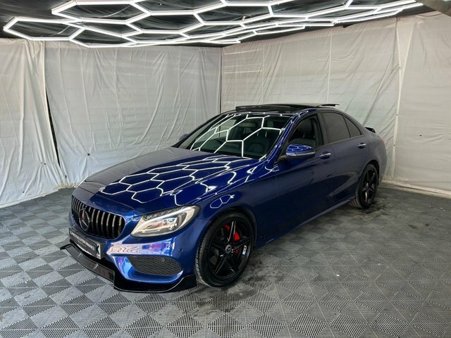 Mercedes-Benz C Class 2.1 C220d Amg Line Premium 7G-tronic Euro 6 S KU66WPK Blue #3