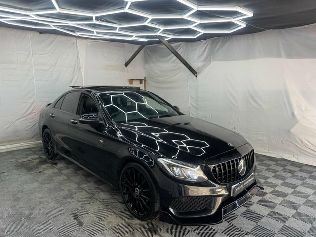 Mercedes-Benz C Class 2.1 C220d Amg Line Premium G-tronic 4Matic Euro Black