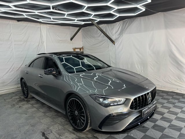 Mercedes-Benz CLA Class 1.3 Cla200h Mhev Amg Line Premium Plus Coupe 7G- Black