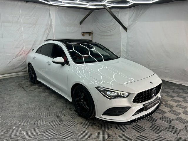 Mercedes-Benz CLA Class 1.3 Cla180 Amg Line Premium Plus Coupe Petro LR70WLW Red