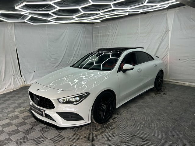 Mercedes-Benz CLA Class 1.3 Cla180 Amg Line Premium Plus Coupe Petro LR70WLW Red #3