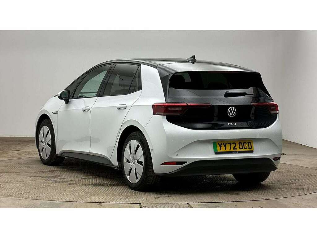 Volkswagen ID.3 Pro Performance 58Kwh Family Hatchback Electri White #3