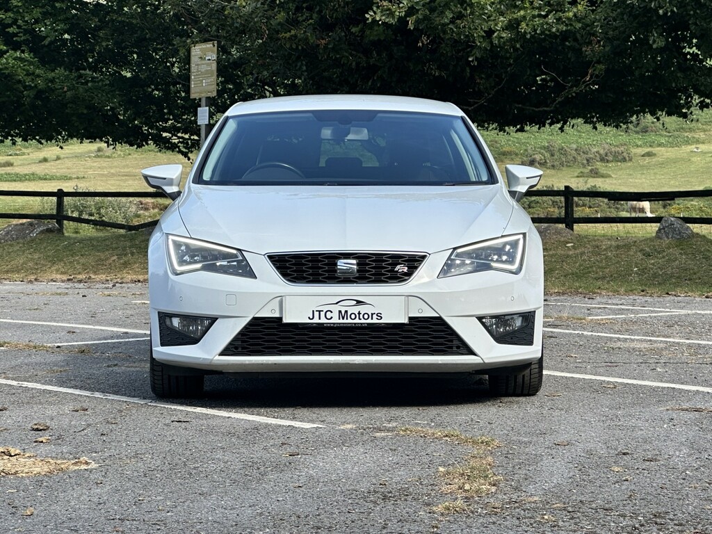Seat Leon Hatchback 1.4 Ecotsi 150 Fr Technology P KR66FPL White #3