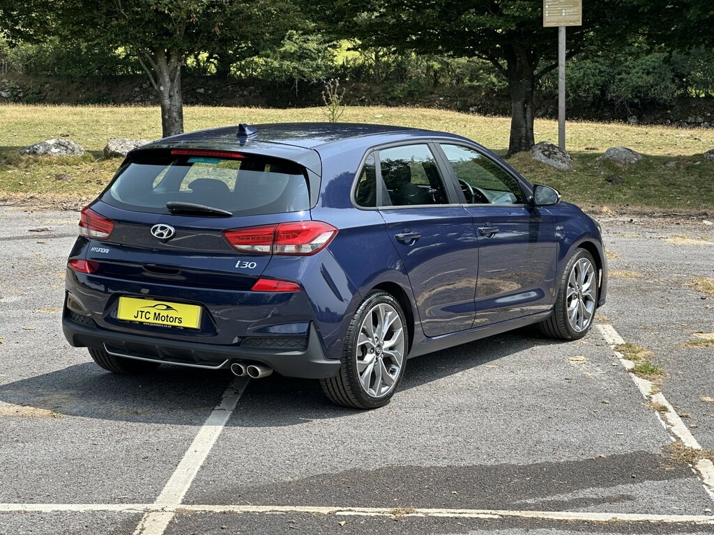 Hyundai I30 Hatchback 1.4T Gdi N Line Nav Man, Blue, Pe WG19TFV Blue #3