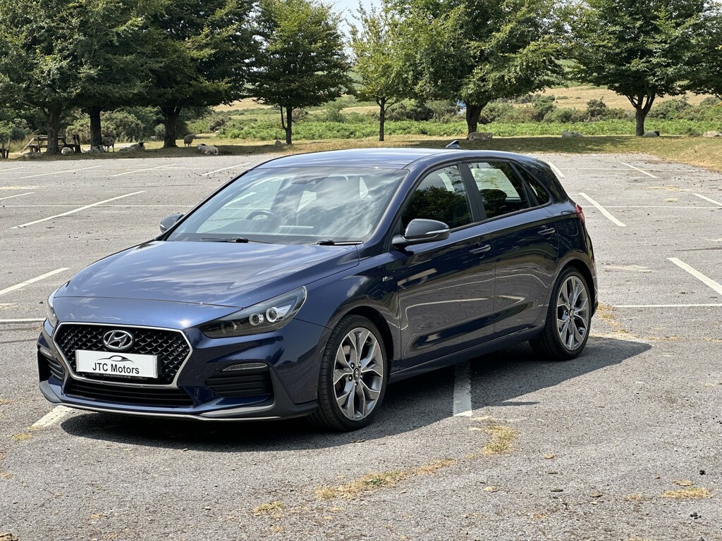 Hyundai I30 Hatchback 1.4T Gdi N Line Nav Man, Blue, Pe WG19TFV Blue #2