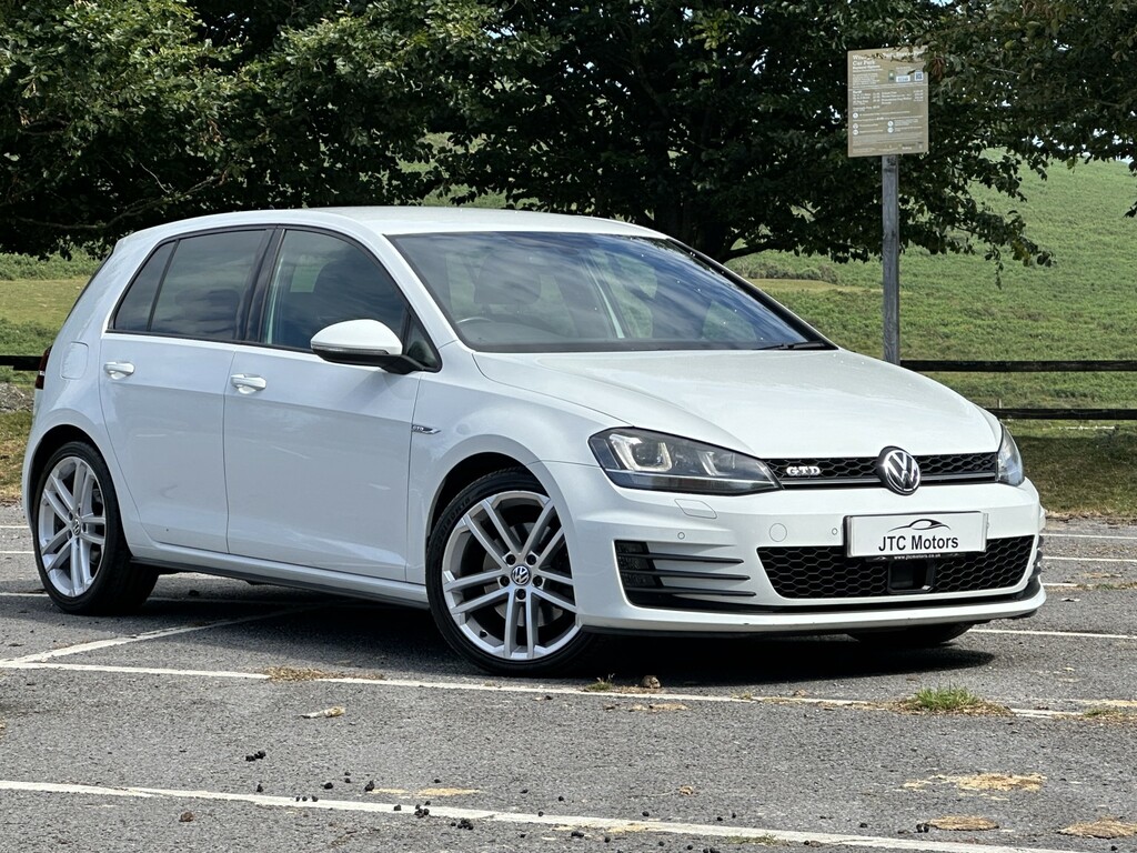 Volkswagen Golf Hatchback 2.0 Tdi Gtd Nav, White, Diese White