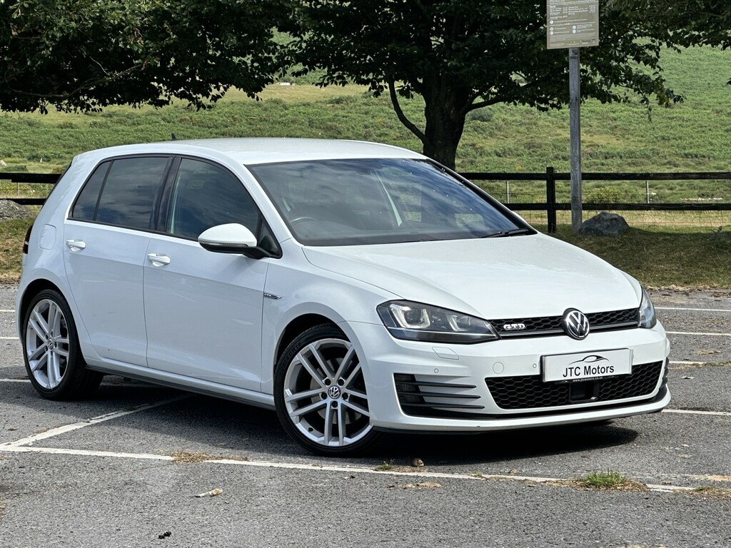 Volkswagen Golf Hatchback 2.0 Tdi Gtd Nav, White, Diese GV66ZFZ White #5